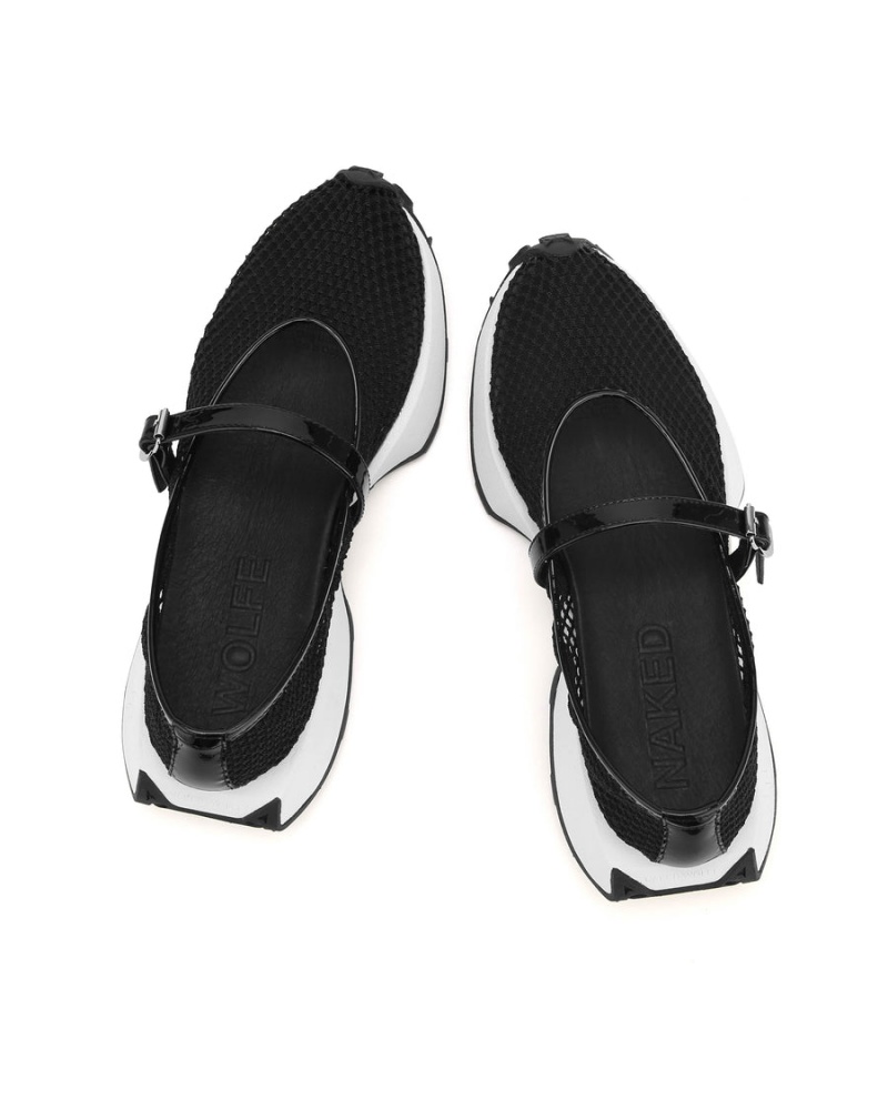 Női Naked Wolfe Protected Mesh Loafers Fekete | OEH8287CS